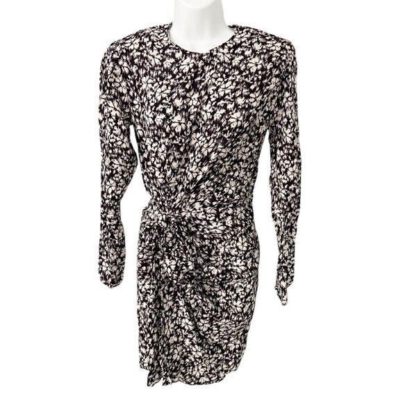 NWT Isabel Marant Dolce Faux Wrap Mini Dress size 34 US2 - Picture 2 of 13